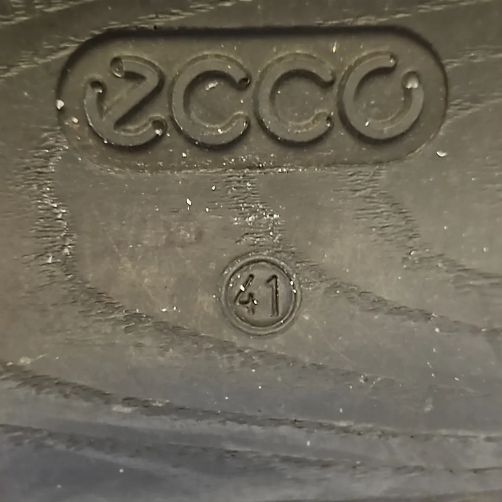 Leather Ecco mule / clogs sz. 41 or 8.5 - Picture 7 of 7